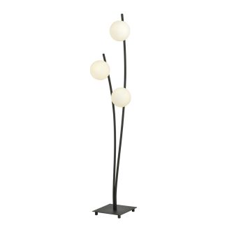 EMIBIG 1102/LP3 LAMPA PODŁOGOWA HUNTER LP3 BLACK/OPAL