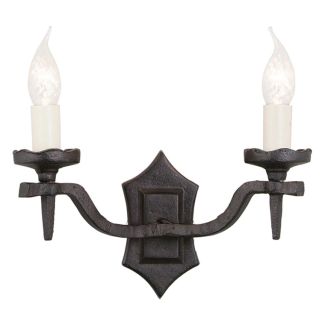 ELSTEAD RECTORY RY2B BLACK 2Lt Wall Light