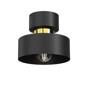LUMINEX 9990 plafon Marti black/gold 1xE27