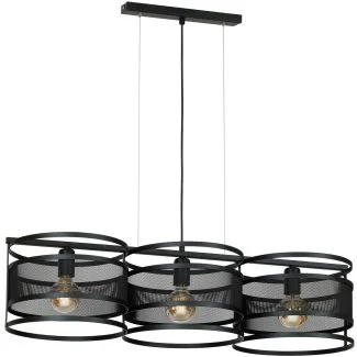 LUMINEX 1121 żyrandol Rim black 3