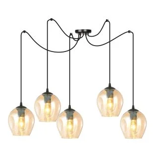 EMIBIG 758/5 LAMPA WISZĄCA LEVEL 5 BL MIODOWY