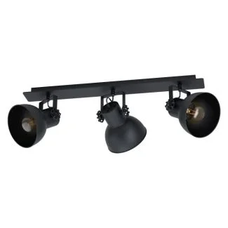 EGLO 43433 LAMPA BARNSTAPLE 2 SPOT BALKEN/3 SCHWARZ/HOLZ SW BARNSTAPLE 1