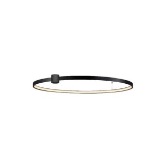 LIGHT PRESTIGE LP-909/1C 4S BK Ring plafon S czarny 4000K