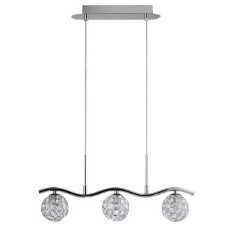 CANDELLUX 33-85743 STARLET ZWIS 3X40W G9 CHROM/TRANSPARENT