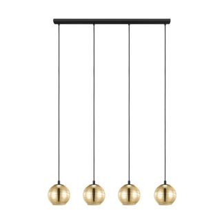 EGLO 39686 LAMPA LEMORIETA OPRAWA WISZĄCA HL/4 E27 SCHWARZ/GOLDFARBEN LEMORIETA