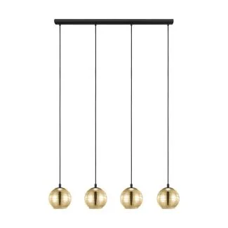 EGLO 39686 LAMPA LEMORIETA OPRAWA WISZĄCA HL/4 E27 SCHWARZ/GOLDFARBEN LEMORIETA
