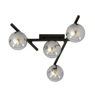 EMIBIG 1104/4 LAMPA SUFITOWA SMART 4 BLACK/GRAFIT
