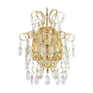 EGLO 39604 LAMPA FENOULLET 1 OPRAWA ŚCIENNA WL/1 E14 MESSING/KRISTALL FENOULLET 1