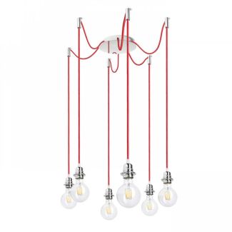 RENDL R11786 KOMBIX 6 wisząca sada CHP+CZK+CHO 230V E27 6x28W