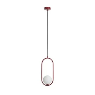 ALDEX 1086G15 LAMPA WISZĄCA RIVA CZERWONY KOLOR