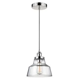 ELSTEAD Baskin FE-BASKIN-P-A-PN 1 Light Pendant - Polished Nickel