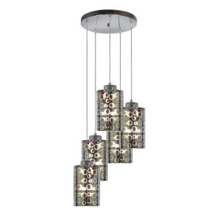 CANDELLUX 35-57730 NOCTURNO ZWIS TALERZ 5X40W E27 CHROM