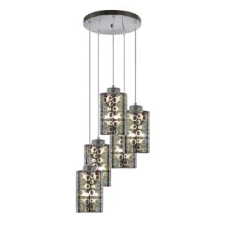 CANDELLUX 35-57730 NOCTURNO ZWIS TALERZ 5X40W E27 CHROM