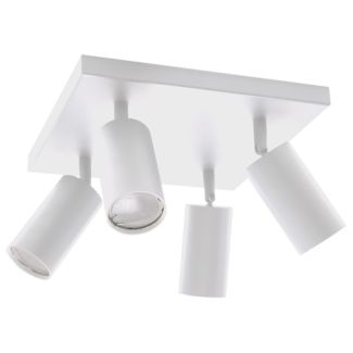 IDEUS 3762 MANAM GU10 4D WHITE Oprawa ścienno-sufitowa