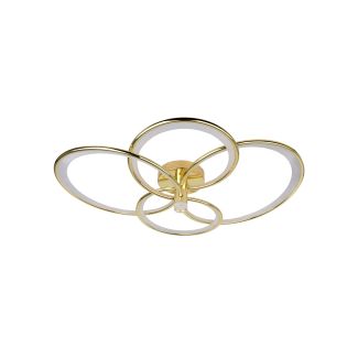 LIGHT PRESTIGE LP-4852/4C GD Azina 4 Plafon złota LED