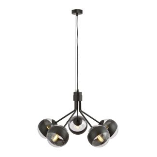 EMIBIG 1139/5 LAMPA WISZĄCA NOVA 5 BLACK/STRIPE