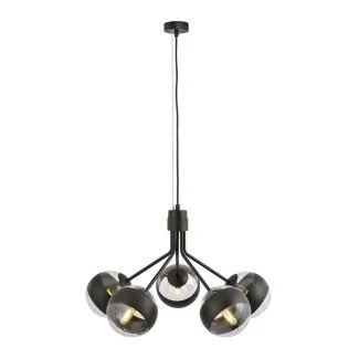 EMIBIG 1139/5 LAMPA WISZĄCA NOVA 5 BLACK/STRIPE