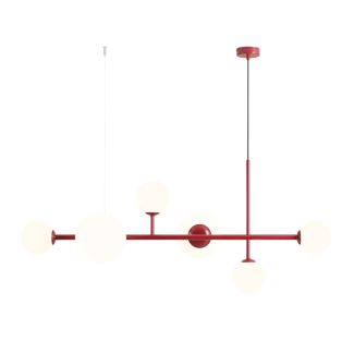 ALDEX 1092K15 LAMPA WISZĄCA DIONE 6 CZERWONY KOLOR