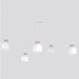 EMIBIG 1625/5 KRU 5 WHITE LAMPA WISZĄCA