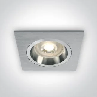 ONE LIGHT 50105ALG/AL Phylakopi aluminiowy wpust z oprawką GU10 MR16 dark light