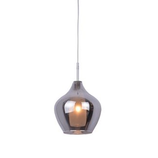 AZZARDO 2285-1P-CH / AZ2148 Amber milano 1 (chrome) Lampa wisząca