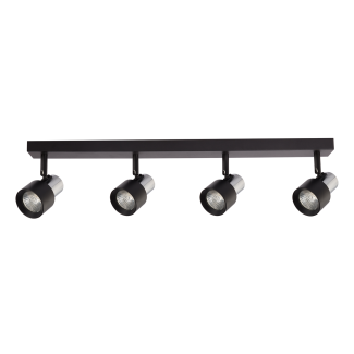 MILAGRO ML9951 Lampa Sufitowa Cino 4xGU10 Czarny + Chrom