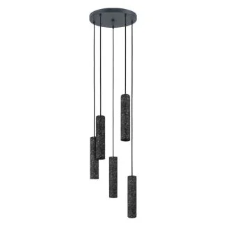 EGLO 39823 LAMPA MENTALONA OPRAWA WISZĄCA HL/5 ANTHRAZIT/TERRAZZO SW/WS MENTALONA
