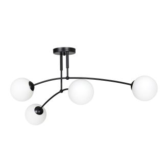 EMIBIG 670/4 PREGOS 4 BLACK LAMPA SUFITOWA