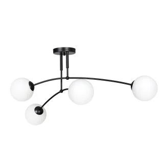 EMIBIG 670/4 PREGOS 4 BLACK LAMPA SUFITOWA