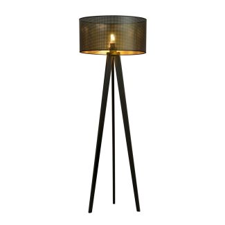 EMIBIG 1148/LP1 LAMPA PODŁOGOWA ASTON LP1 BLACK/GOLD
