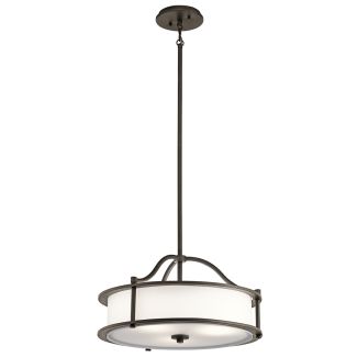 ELSTEAD Emory KL-EMORY-P-S-OZ 3 Light Pendant/Semi Flush - Olde Bronze