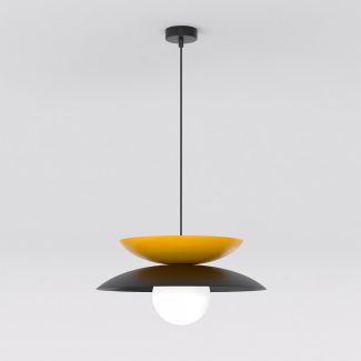 EMIBIG 1639/4 NAGOYA 1 BLACK/OR LAMPA WISZĄCA