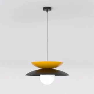 EMIBIG 1639/4 NAGOYA 1 BLACK/OR LAMPA WISZĄCA