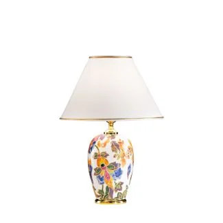 WYPRZEDAŻ KOLARZ 0094.70S DAMASCO lampa stołowa złoto 24K