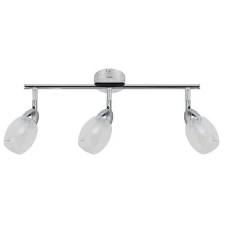 CANDELLUX 93-67630 RICO LISTWA 3X6W LED SMD GŁÓWKA OKRĄGŁA 1E Z PRZEGUBEM KD SYSTEM KLOSZ WYMIENNY CHROM/BEZBARWNY