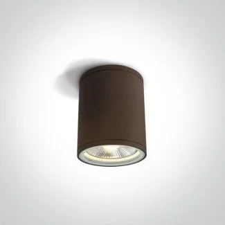 ONE LIGHT 67132C/BR Stromi S brązowy zewnętrzny cylinder sufitowy 75W PAR30 E27