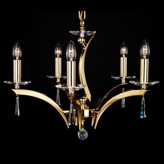 ECRYSTAL ZYR-05 Coated brass-A (coated by 24K gold)