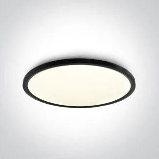 ONE LIGHT 62160FB/B/C Zigos 2 czarny plafon LED 4000K 60W