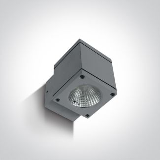 ONE LIGHT 67138F/G/W Pavlos szary zewnętrzny kinkiet 3000K 6W IP54