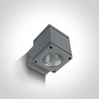 ONE LIGHT 67138F/G/W Pavlos szary zewnętrzny kinkiet 3000K 6W IP54