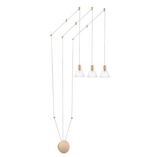 Luces Exclusivas FRIAS LE41631 LAMPA WISZĄCA złoty