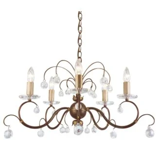 ELSTEAD LUNETTA LUN5 BRONZE 5Lt Chandelier
