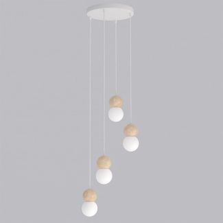 EMIBIG 1674/4 LOOP 4 WHITE LAMPA WISZĄCA