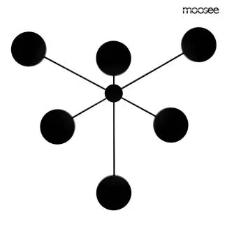 MOOSEE MSE010100356 MOOSEE lampa ścienna SHADOW 6 czarna