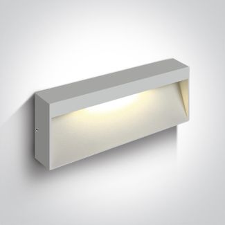 ONE LIGHT 67359B/W/W Tsakali 3 biały kinkiet LED 3000K 6W IP54