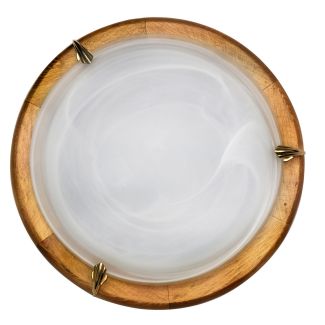 CANDELLUX 14-64090 DUNA PLAF 36 DĄB ALABASTER 2X60W