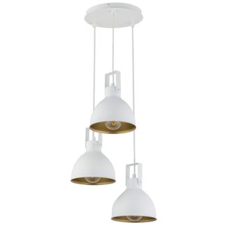Sigma 32261 MARS 3 lampa wisząca koło biały/złoty