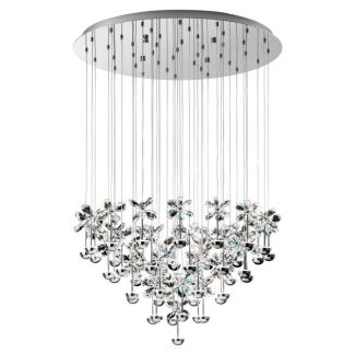 EGLO 93661 LAMPA PIANOPOLI OPRAWA WISZĄCA LED-HL Ø780 CHROM/KRISTALL PIANOPOLI