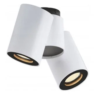 HOLDBOX HB12021 BARI II CEILING GU10 WHITE & BLACK