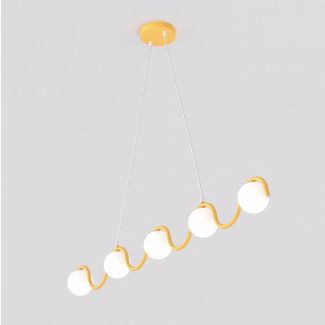EMIBIG 1665/5 SINUS 5 ORANGE LAMPA WISZĄCA
